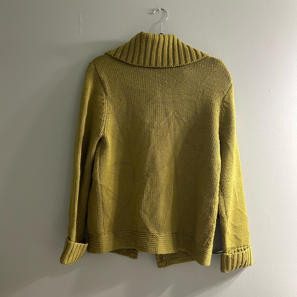 Vintage 100% wool knit cardigan button up sweater - Picture 3 of 8